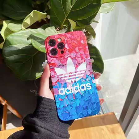 Adidas アイフォン x カバー ピンク