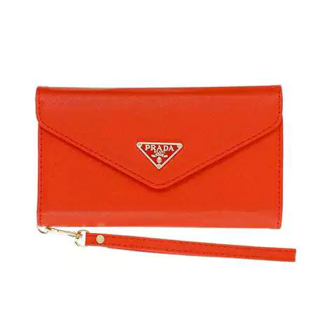 prada  ギャラクシー s8 金属ロゴ付き カバー