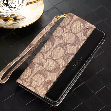 ストラップ付き アイホンXR コーチ