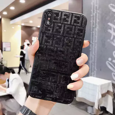 Fendi iphonex8 plusケース エンボス