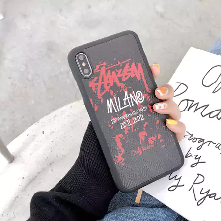 おしゃれgalaxy s9s8 plusカバー Stussy