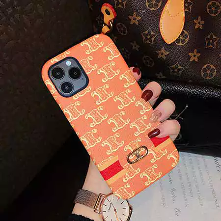 celineブランド柄 PU革貼12miniケース