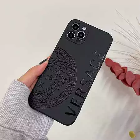 iphoneXS携帯ケースversace欧米風