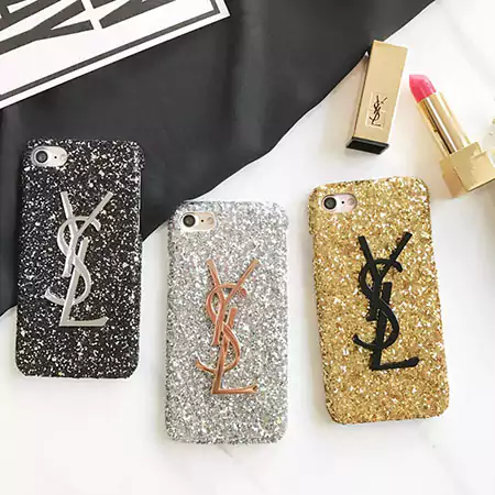 YSL iPhonexケース キラキラ