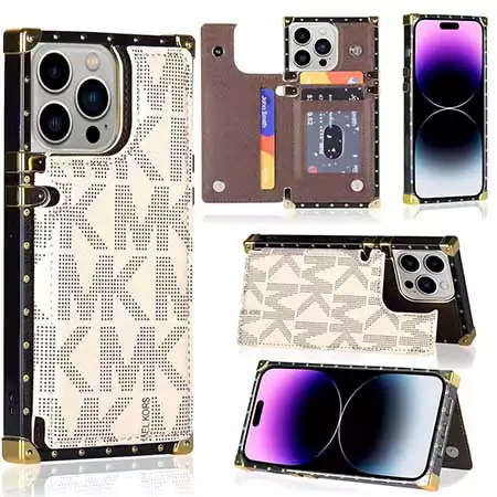 アイフォーン 15pro max ケースマイケルコース風 カード収納