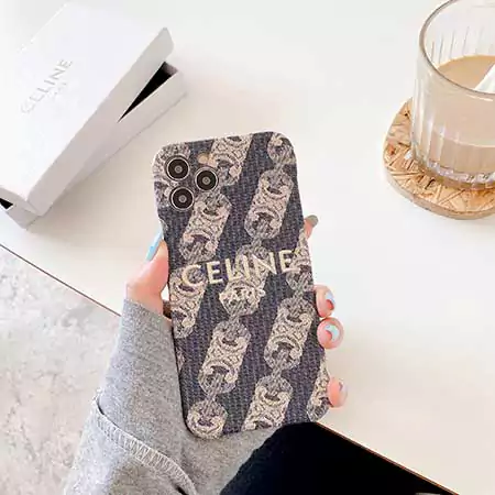 CELINE iphone12proケース布製 刺繍