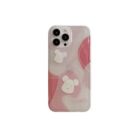 カウズアイフォン 14promax半透明カバー