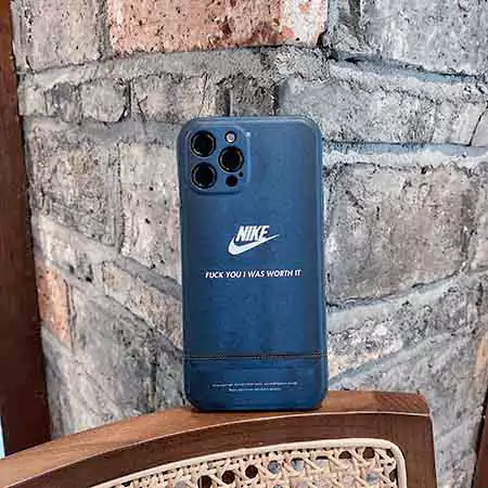 個性デニム紋 nike iphone12 mini11proカバー