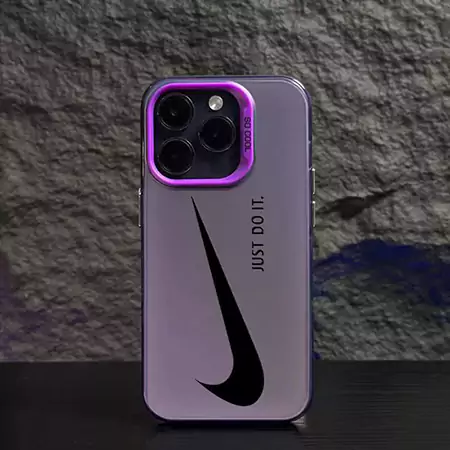 Nike iphone16 plusケースレンズ保護