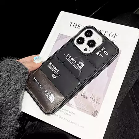 ダウンジャケット風THE NORTH FACE iphone16 plusケース