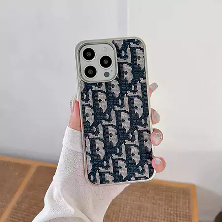 Dior iphone16 plus ケースシルバー バンパー