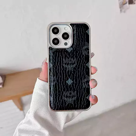 エムシーエムiphone16バンパー ケースシルバー