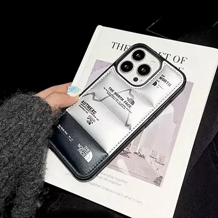 THE NORTH FACE iphone16 pro maxケース ロゴ プリント