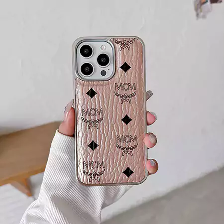 mcm iphone16 pro maxスマホケースシルバー