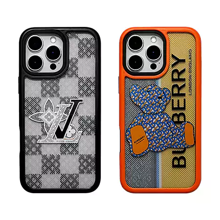 Burberry iphone16 ケース 熊柄