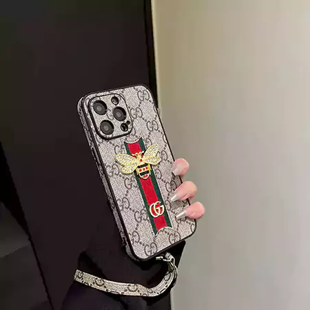 gucci iphone16 pro maxケース 蜂柄