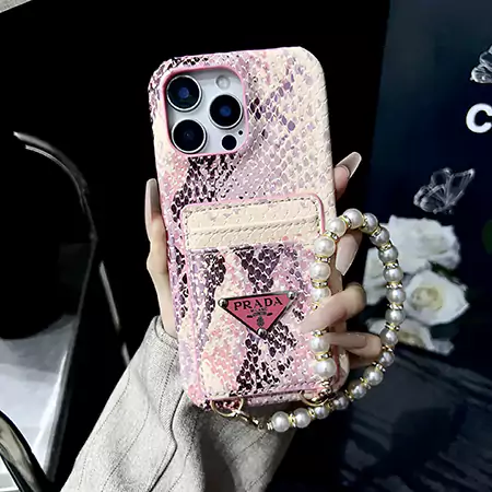 prada iphone 16 plusケース PUレザー