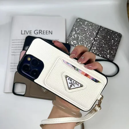 プラダiphone16 proケース レザー