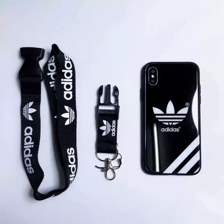 背面ガラス adidas アイフォンxsカバー