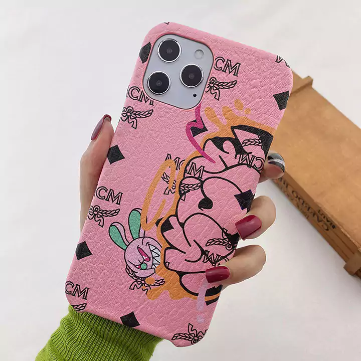 MCM 落書き アニメ風 エムシーエム アイフォン16/16Pro/16Promax スマホケース ブランド字母プリント 可愛い うさぎ柄Galaxy S24/S24Plus/S24 Ultra 保護ケース SC21060113|スーパー コピー 安全 な サイト