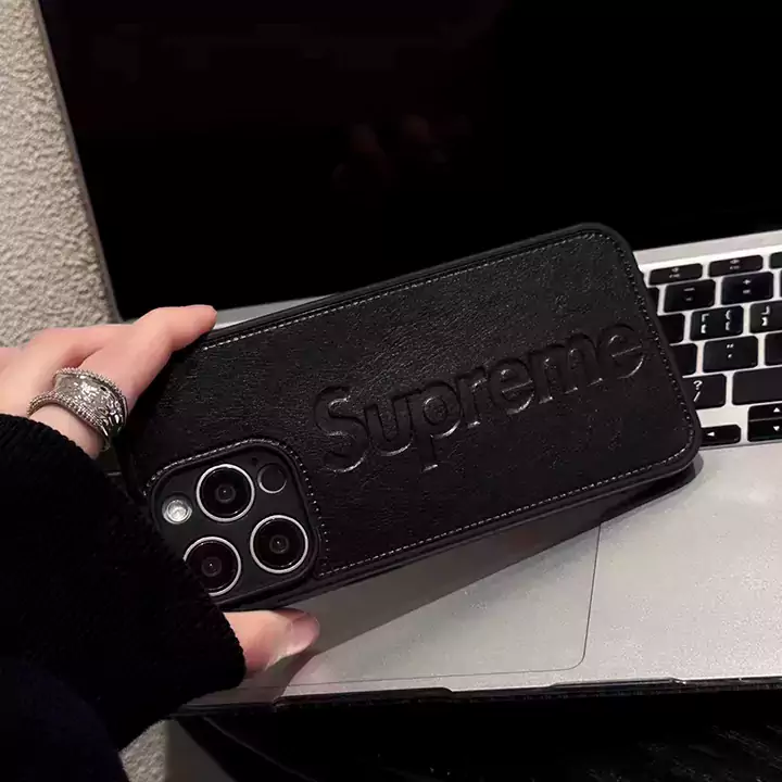 SUPREME ロゴ iphone15カバー