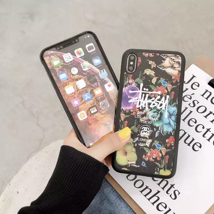 おしゃれgalaxy s9s8 plusカバー Stussy