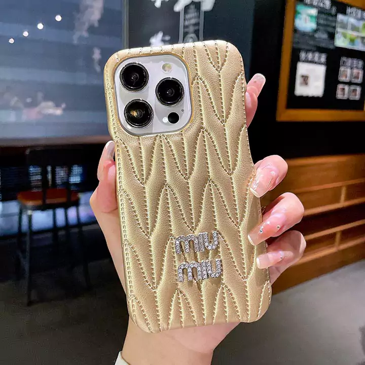 iphone13 保護ケース Miumiu