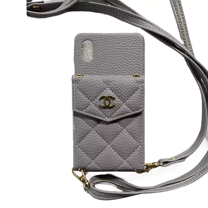 シャネルXperia 10 V/10 VI/10 IV ケース 皮革素材 背面カードケース  SC24061805|スーパー コピー 安全 な サイト