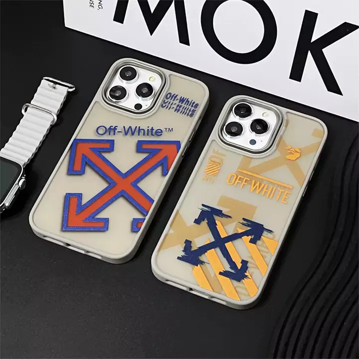 off white風 galaxy S24 保護ケース