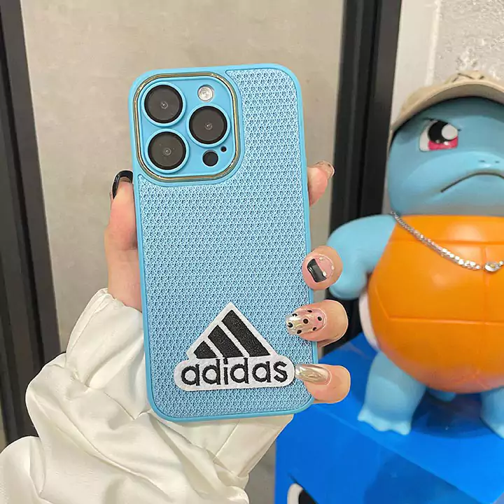 Adidas スマホケース ブランドロゴ