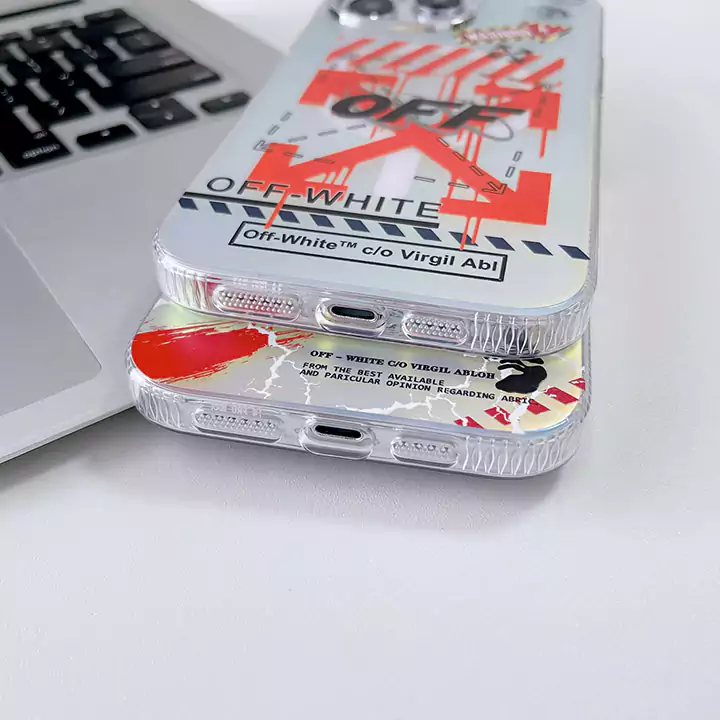 マグネットOff White  スマホケース iphone16/16promaxケース オフホワイトPE 電気メッキ ブランドロゴ薄型 16proスマホケースSC23080229