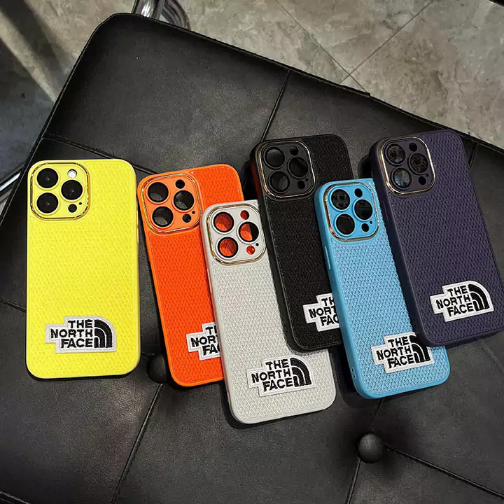 刺繍 The North Faceスマホケースiphone16