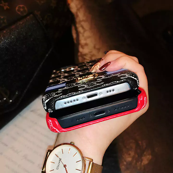 celineブランド柄 PU革貼12miniケース