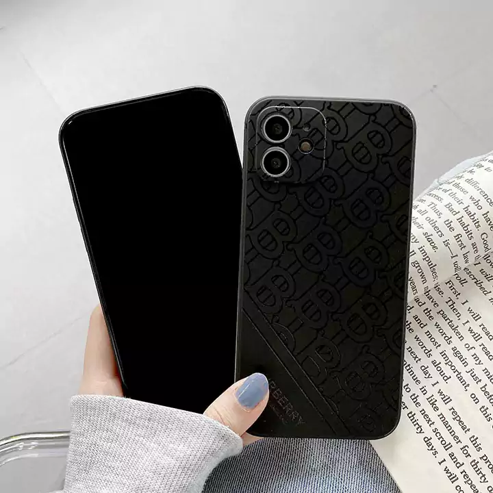 バーバリーiphone16ケースブラック