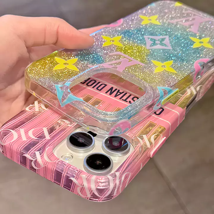 ルイビトンアイフォーン16プロカバー カラフル