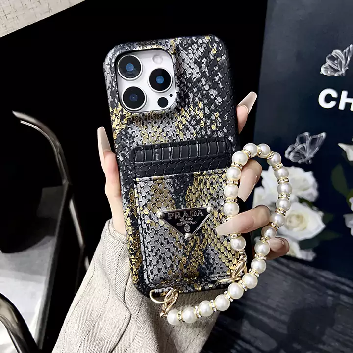 prada iphone 16 plusケース PUレザー