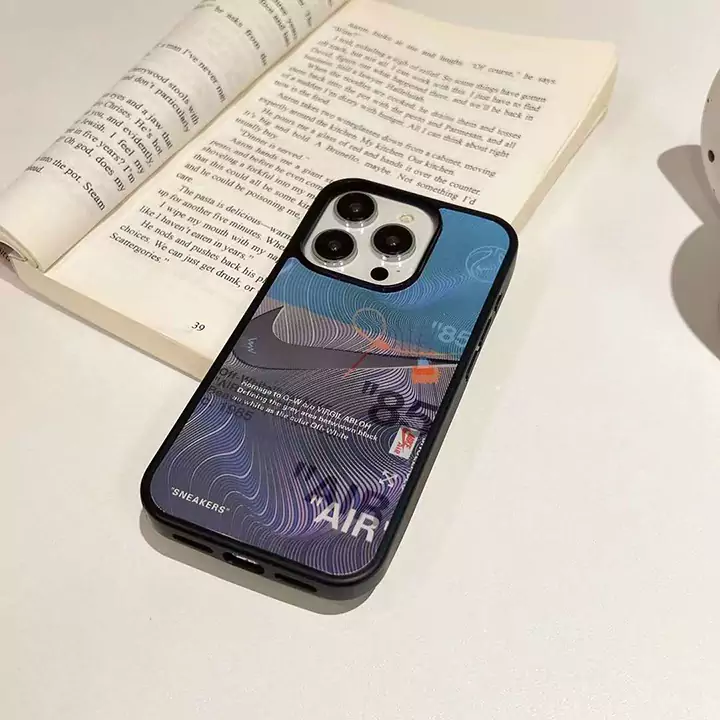 ナイキiphone16ケース ブルー