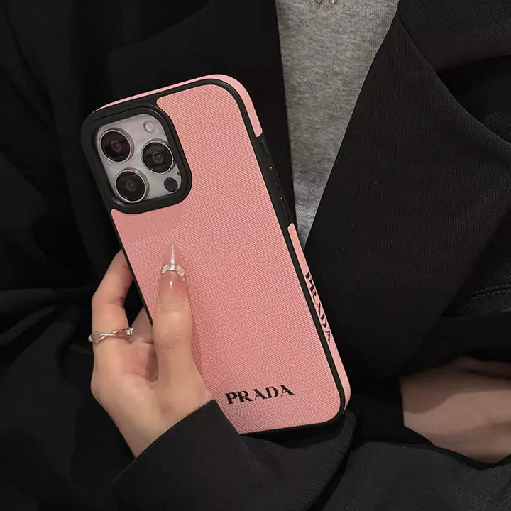 prada iphone16 proケース ブラック ピンク ホワイト