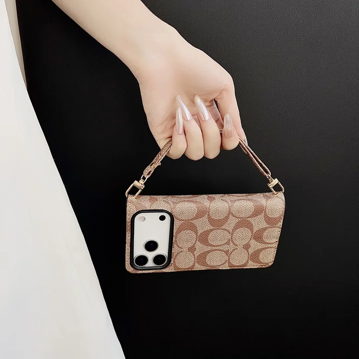 コーチiphone17promax 純正レザーケース