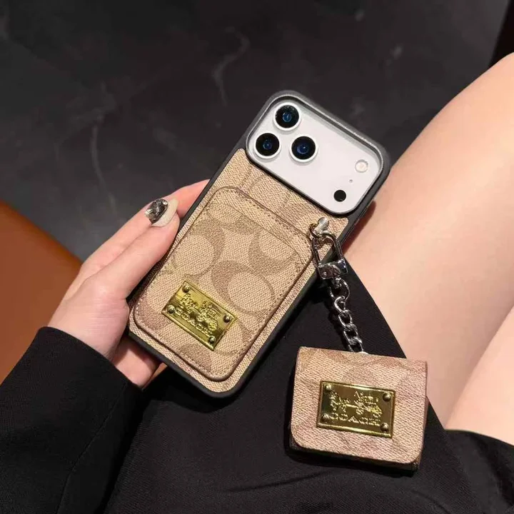  iPhone16/15/14 Pro ケース ゴールドロゴ